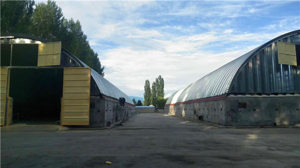 新疆伊犁拱形屋面牛棚